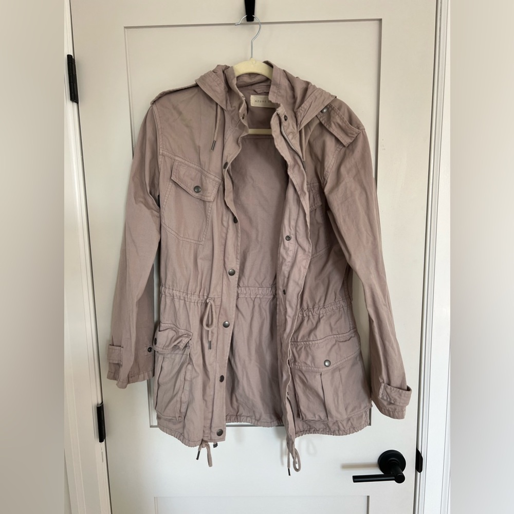 Aritzia sprint jacket taupe